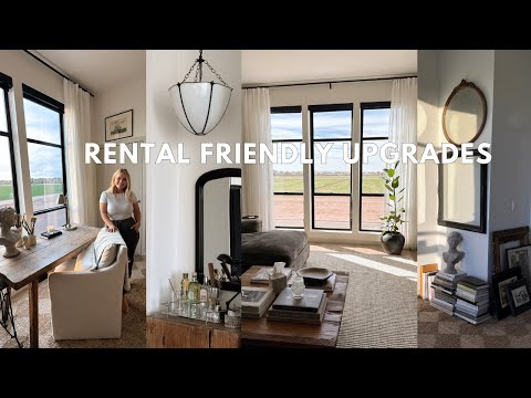 Renter Friendly Home Decor Ideas | DIY Removable Upgrades