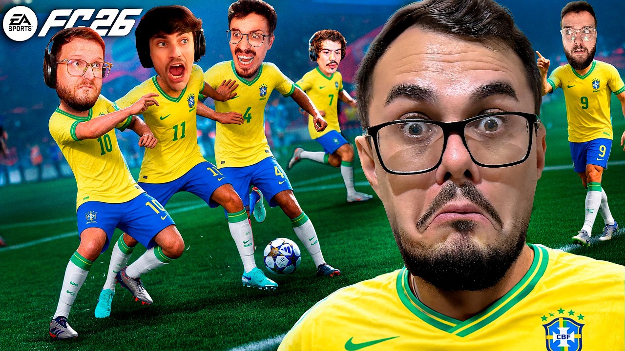 MONTAMOS UM TIME DE FUTEBOL E CADA UM É UMA POSIÇÃO - EA Sports FC 26