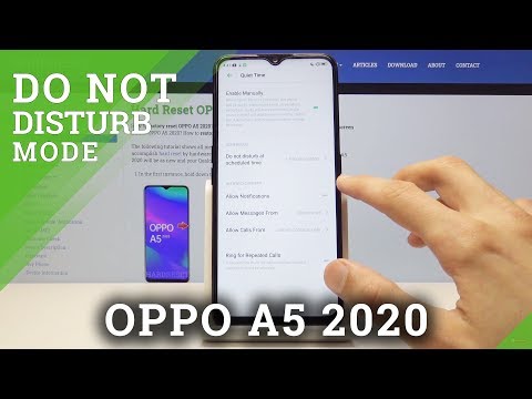 How to Enable Quiet Time in OPPO A5 2020 - Customize DND