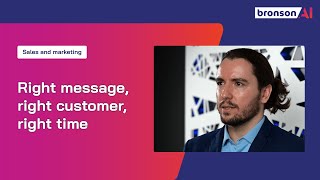 Improving Sales and Marketing Performance with Bronson.AI