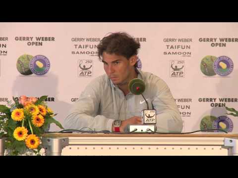 Gerry Weber Open 2014 Achtelfinale: Pressekonferenz Rafael Nadal