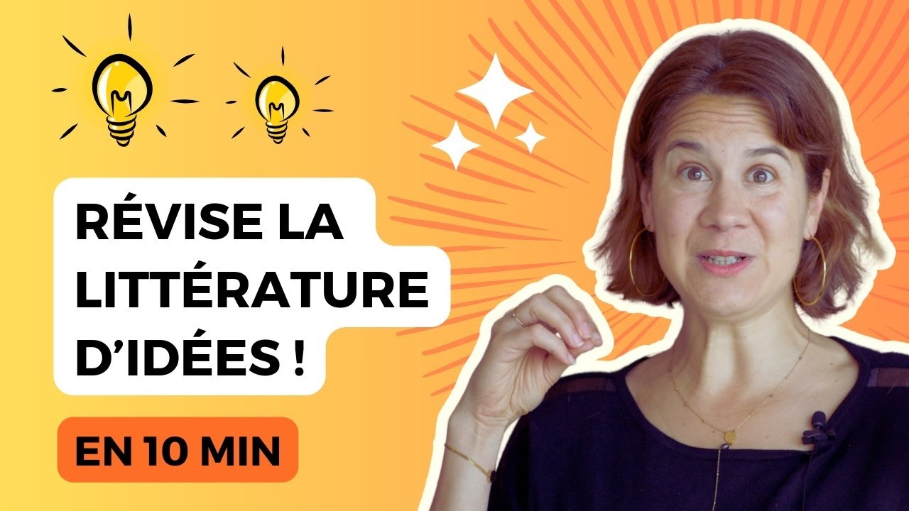 Réviser la littérature d'idées | Guide ultime spécial bac 💡💡