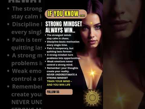 Strong Mindset Strong Life 💪 | Motivation for Success