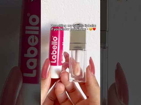 The most perfect depotting 🥹👀🩷#depotting#labello #lipbalm