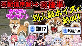 【音量注意】いつものカワボとの落差がヤバすぎるホロメン続出のワンワンバトル見所まとめ【おかゆ/ノエル/ラミィ/みこ/こより/ヴィヴィ/ねね/ぺこら/ミオ/hololive/ホロライブ切り抜き】