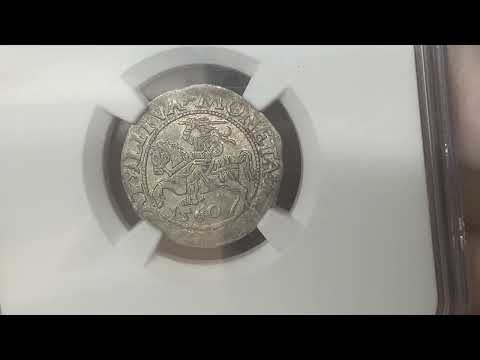 Zygmunt II August, Półgrosz Wilno 1560 - ROZETA