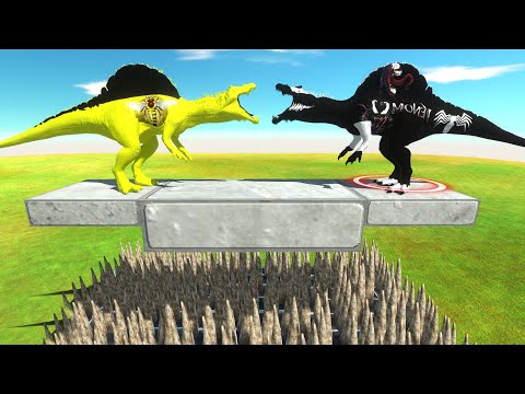 VENOM SPINO vs BUMBLEBEE SPINO - Animal Revolt Battle Simulator