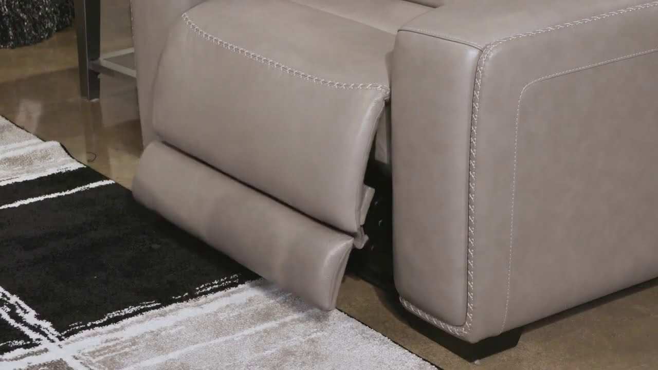 Correze Gray Power Reclining Living Room Set from Ashley Coleman Furniture