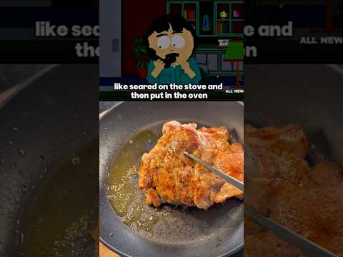 Pan roasted chicken from South Park 🍗#southparkfans #southpark#moviefood #chicken  #chickenrecipe