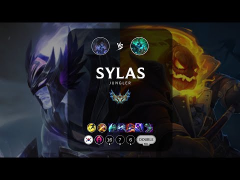 Sylas Jungle vs Hecarim - KR Challenger Patch 12.22