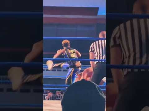 Armani Kayos hurricranna on Gal Barkay (Chaotic Wrestling) #shorts