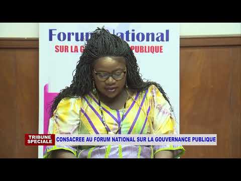 Tribune consacrée au forum national sur la gouvernance publique