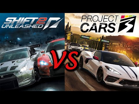 SHIFT 2 Unleashed vs Project CARS 3 - A quick comparison in gameplay