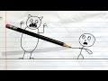 ORIGINAL PENCILMATION RETURNS Short Pencilmated Animation Cartoons