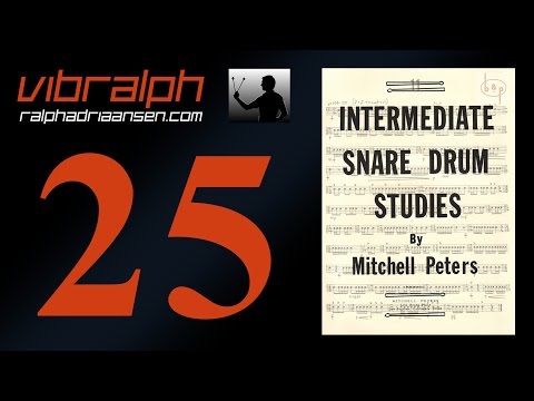 Vibralph - Intermediate snare drum studies Study #21