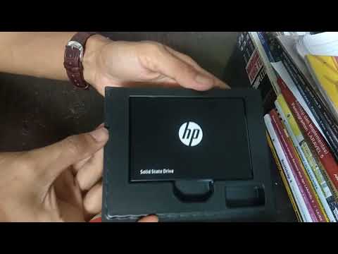 unboxing SSD Sata HP S750