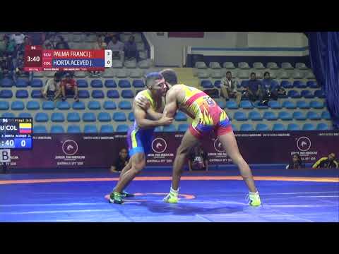 BRONZE GR - 67 kg: J. PALMA FRANCI (ECU) v. J. HORTA ACEVED (COL)