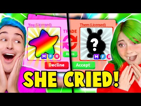 WE *Actually* SURPRISED EACH OTHER With Our DREAM PETS!? Opposites TRADING CHALLENGE Adopt Me Roblox