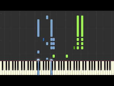 W. A. Mozart - Die Zauberflöte (Duett, Papageno/Papagena) [Synthesia piano tutorial]