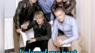 Westlife - Don&#39;t get me wrong (Lyrics)