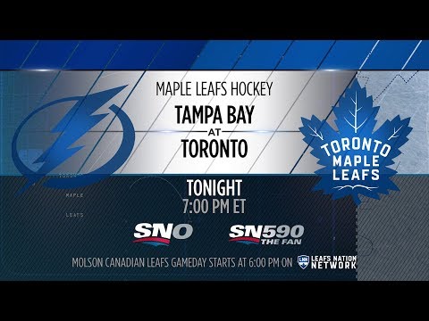 Molson Canadian Leafs Game Day: Tampa Bay at Toronto - January 2, 2018