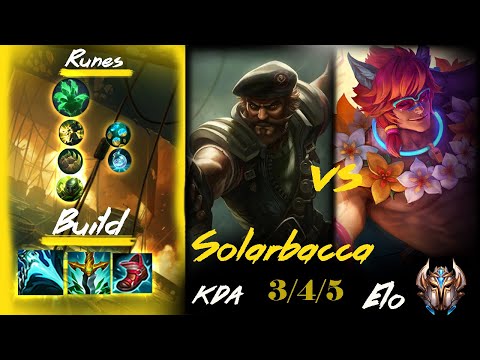 [ Solarbacca ] Gangplank vs Sett Top-  Season 11 - Challenger 857 LP