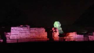 preview picture of video 'Sound & light show at the Pyramids in Giza (Cairo/Egypt)'