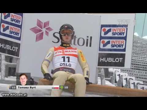 Tomasz Byrt 80,5 m - I seria - MŚ Oslo Midtstubakken 2011 - K95 - 26.02.2011