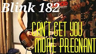 Blink 182 - Can't Get You More Pregnant Bass Cover