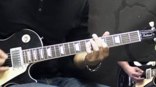 Riot - Swords&amp;Tequila - Rock Guitar Lesson (w/Tabs)