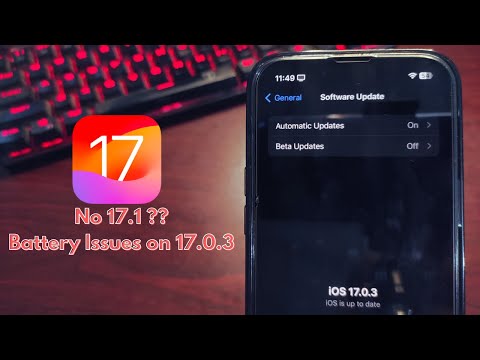 iOS 17.1 is NOT OUT YET - Battery Draining Issues | The iOS Guy