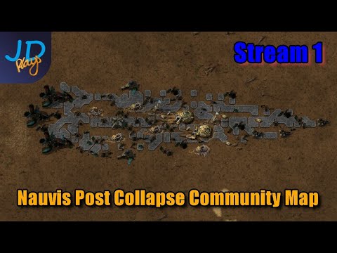Steam 1 Nauvis Post Collapse | Factorio Open Community Map
