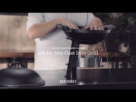 How To Assemble The Barebones Living All-In-One Cast Iron Grill