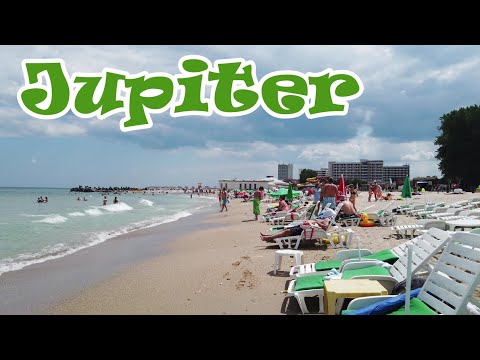 Plaja Jupiter - Jupiter Beach - Romania - August - walk on the seafront- 4K travel vlog calatorie
