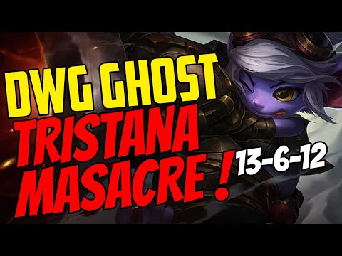 DWG Ghost Plays TRISTANA ADC vs Kaisa Challenger Gameplay New Items Season 11 Galeforce