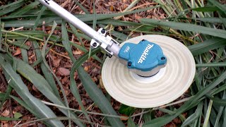 เครื่องตัดหญ้ามากีต้า ใส่ใบตัดหญ้าวงเดือน Sawmaster Shizukaru