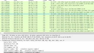 Observing a TCP conversation in Wireshark