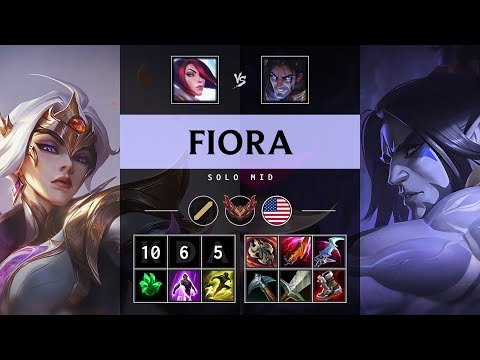 Fiora Mid vs Sylas - NA Grandmaster Patch 25.19
