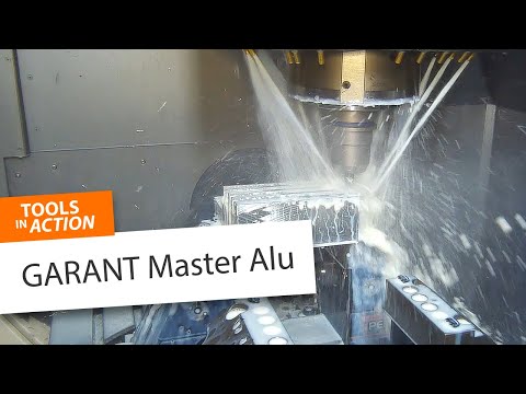 Solid carbide end mill and solid carbide milling cutter from the GARANT Master Alu family in action!