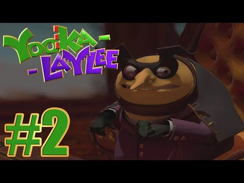 Yooka - Laylee Gameplay Walkthrough Part 2 - 100 % Walkthrough