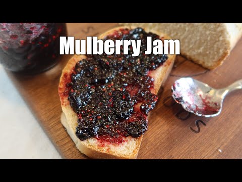 Homemade Mulberry Jam | Back to Basics