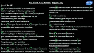 Max Merritt - Slippin' Away (Backing Track)