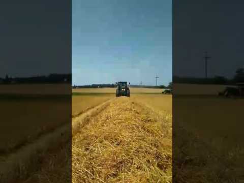 john deere 7810 mit claas quadrant 1200