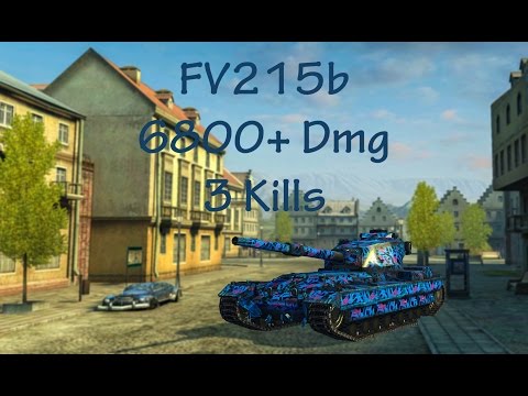 FV215b - 6800+ Dmg - 3 Kills