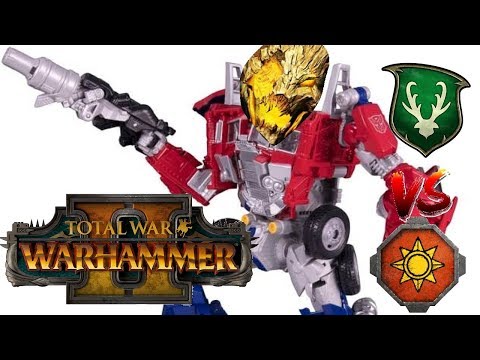 Wood Elves vs Lizardmen | I AM OPTIMUS PINE, LEADER OF THE WOODBOTS - Total War Warhammer 2