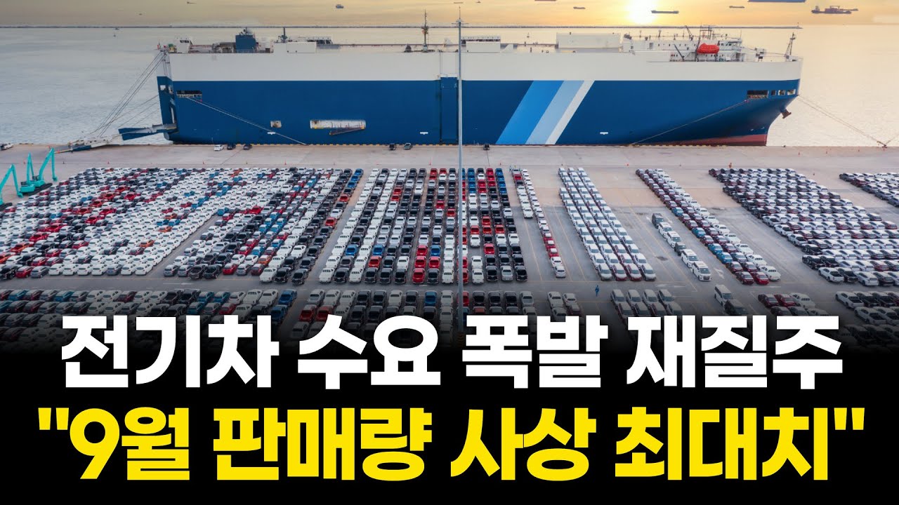 전기차 회복 신호…BYD 질주, 테슬라 둔화로 판도 재편?