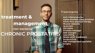 Chronic Prostatitis non-bacterial diagnosis & treatment by a UROLOGIST | improve your symptoms