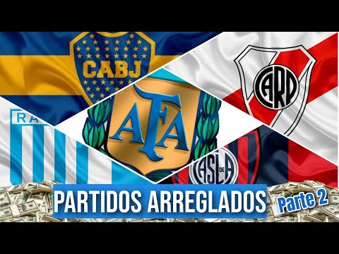 5 PARTIDOS ARREGLADOS del fútbol argentino!! (Parte 2)