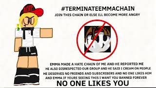 #TERMINATEEMMACHAIN