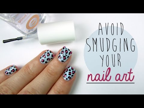 How To Avoid Smudging Your Nail Art! Video